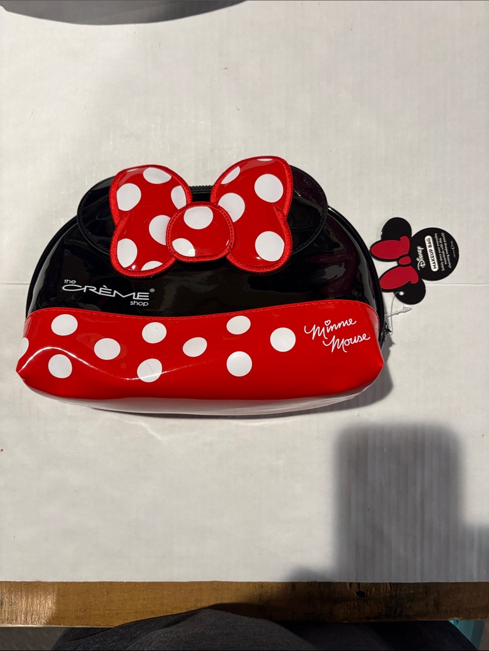 Crème shop x Minnie Mouse Red Polka Dot Makeup Bag